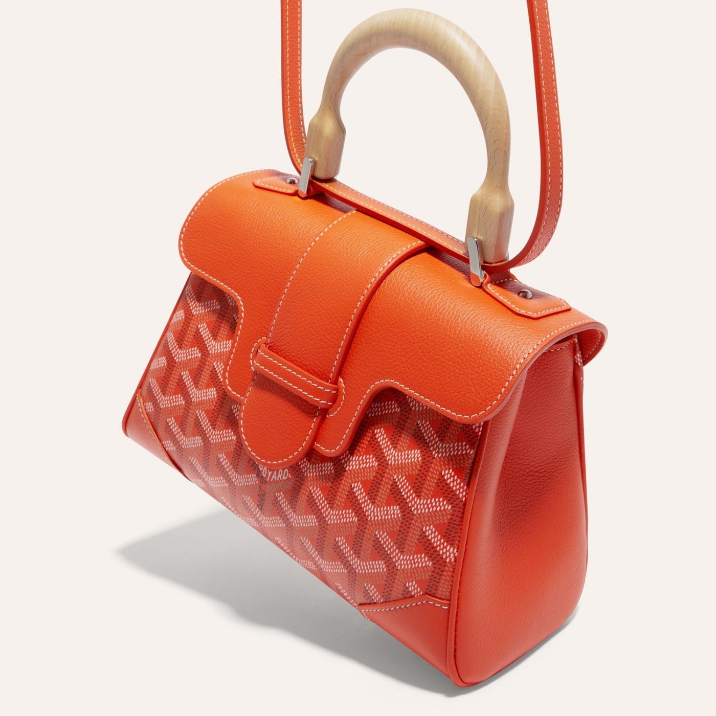 Goyard Saigon Souple Mini Bag Orange - Image 4